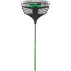 Truper Tru Tough 26 In. Poly Leaf Rake with 56 In. Steel Handle (26-Tine) Image 1